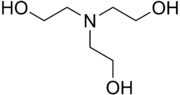 Cấu trúc hóa chất TEA Triethanolamine