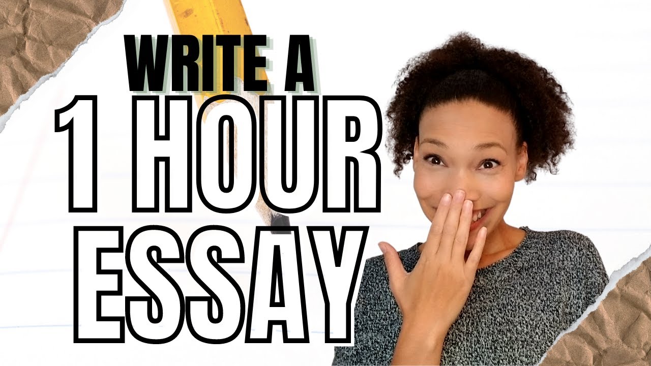 can you write an essay in 1 hour