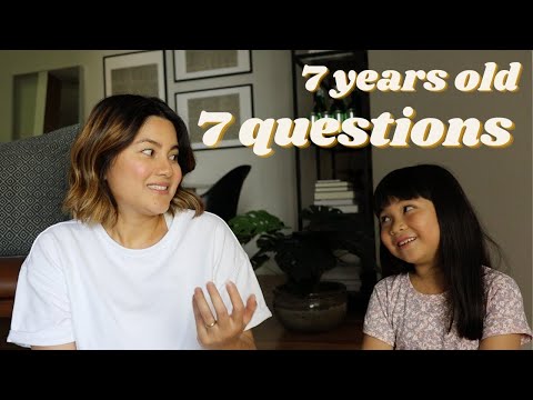 7 Questions for a 7 Year Old (Q&A) // Conversations at Home with Kids